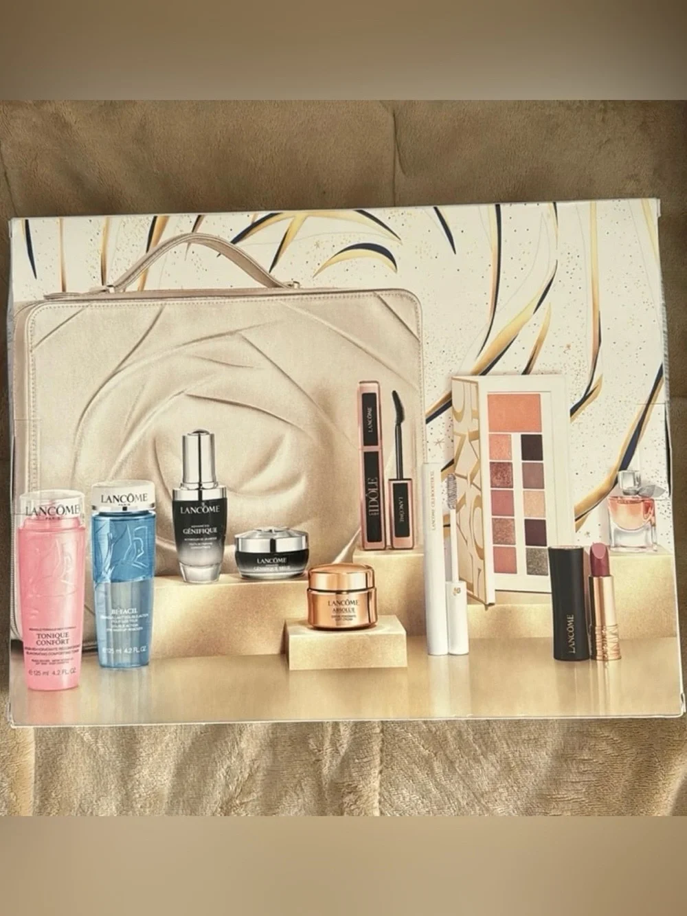 LANCOME Beauty Box Full 10 Iconic Products Genifique Idole $588 Value NIB